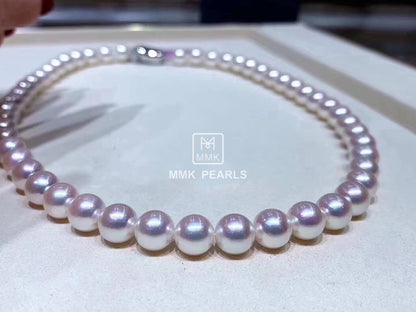 Elegant Japanese Akoya Pearl Necklace | Pearls 8–9mm