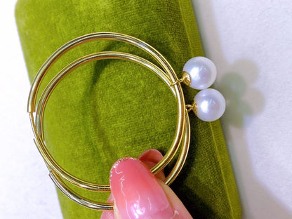 Convertible Medium Hoop Statement Earrings