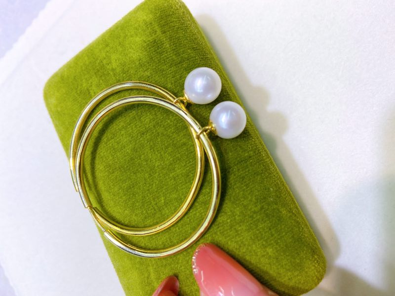 Convertible Medium Hoop Statement Earrings