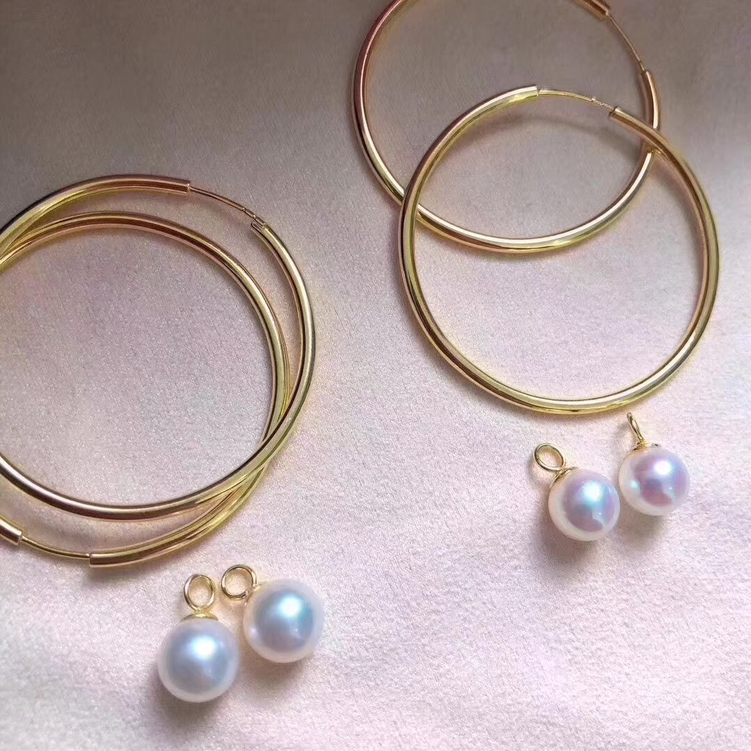 Convertible Medium Hoop Statement Earrings
